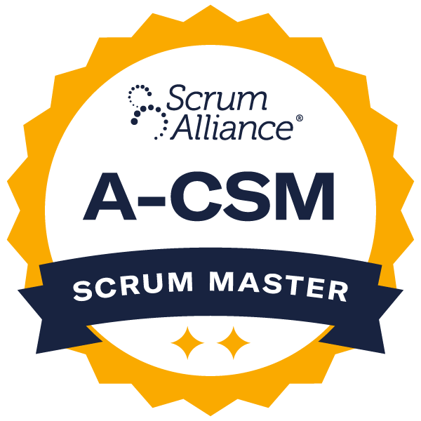 A-CSM Certified Badge