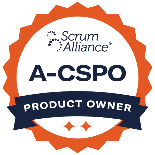 A-CSPO Certified Badge